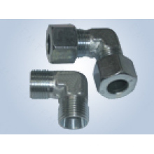 Metric Thread Bite Type Tube Fittings Replace Parker Fittings and Eaton Fittings (90 degree ELBOW REDUCER TUBE ADAPTOR WITH SWIVEL NUT)